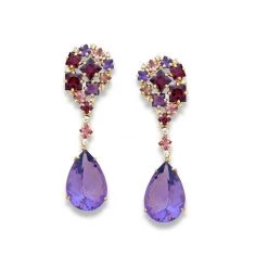 Scully & Scully Amethyst Drop Earrings