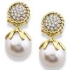 Scully & Scully 18k Pearl Drop Diamond Earrings -Jewelry Shop unnamed file 1032