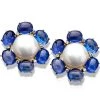 Scully & Scully 18k Button Pearl & Tanzanite Earrings -Jewelry Shop unnamed file 1041