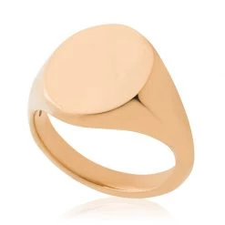 Scully & Scully 18K Yellow Gold Oval Signet Ring -Jewelry Shop unnamed file 1083