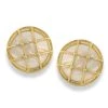 Scully & Scully 18k Yellow Gold & Pearl Nautical Cage Earrings -Jewelry Shop unnamed file 1084