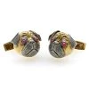 Scully & Scully 18k Oxidized Pug With Ruby Eyes Cufflinks -Jewelry Shop unnamed file 1119