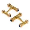 Scully & Scully 18k Gold Fancy Bar Dumbbell Cufflinks -Jewelry Shop unnamed file 1138