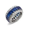 Scully & Scully 18K White Gold Royal Blue Kyanite Eternity Band -Jewelry Shop unnamed file 1167