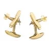Scully & Scully 18K Yellow Gold Airplane Cufflinks -Jewelry Shop unnamed file 1178