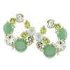 Scully & Scully 18k Gold Green Wreath Earrings -Jewelry Shop unnamed file 1189
