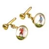 Scully & Scully 18k Gold Golfer Crystal Cufflinks -Jewelry Shop unnamed file 1192