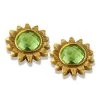 Scully & Scully 18k Gold Peridot Sunflower Earrings -Jewelry Shop unnamed file 1193