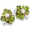 Scully & Scully 18k Gold Peridot & Pearl Cluster Earrings -Jewelry Shop unnamed file 1209