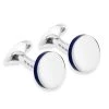 Scully & Scully Sterling Silver Round Cufflinks