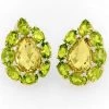 Scully & Scully 18k Peridot Cluster Lemon Quartz Pear Earrings -Jewelry Shop unnamed file 1252