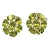 Scully & Scully 18k Peridot & Diamond Cluster Earrings -Jewelry Shop unnamed file 1269