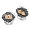 Scully & Scully Sterling Silver Gear Box Cufflinks, Rose Gold Plated -Jewelry Shop unnamed file 1270