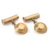 Scully & Scully 18k Gold Cartridge & Clay Chain Cufflinks -Jewelry Shop unnamed file 1288