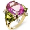Scully & Scully 18k Pink Topaz & Peridot Ring -Jewelry Shop unnamed file 1293