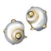 Scully & Scully 18k Gold Embellished Conch Shell Earrings -Jewelry Shop unnamed file 1298