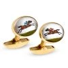Scully & Scully 18k Yellow Gold Crystal Race Horse & Jockey Cufflinks -Jewelry Shop unnamed file 1302
