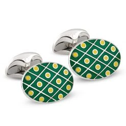 Scully & Scully Sterling Silver Dot Cufflinks