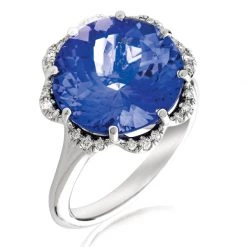 Scully & Scully Platinum Flower Ring