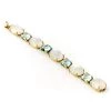 Scully & Scully 18k Yellow Gold Oval Moonstone & Blue Topaz Bracelet -Jewelry Shop unnamed file 1336