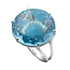 Scully & Scully 18k White Gold Brazilian Deco Jewelry