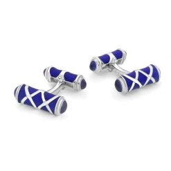 Scully & Scully Sterling Silver Column Bar Cufflinks