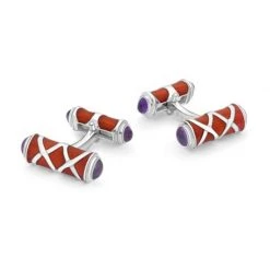 Scully & Scully Sterling Silver Column Bar Cufflinks -Jewelry Shop unnamed file 1343