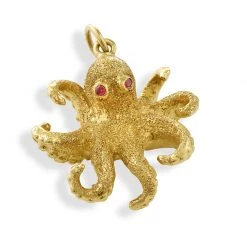 Scully & Scully 18k Gold Octopus Charm