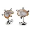 Scully & Scully Sterling Silver Geode Cufflinks -Jewelry Shop unnamed file 1356
