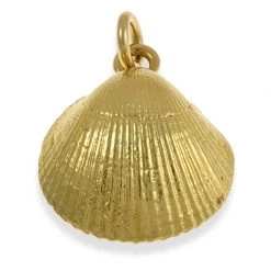 Scully & Scully 18k Gold Cockle Shell Charm