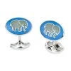 Scully & Scully Sterling Silver Elephant Enamel Cufflinks -Jewelry Shop unnamed file 1361