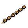 Scully & Scully 18k Onyx & Citrine Diamond Halo Bracelet -Jewelry Shop unnamed file 1367