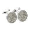 Scully & Scully Sterling Silver Haze Enamel Cufflinks -Jewelry Shop unnamed file 1376