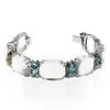Scully & Scully 18k White Gold Blue Topaz & Diamond Square Crystal Bracelet -Jewelry Shop unnamed file 1404