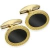 Scully & Scully 18k Gold Onyx Oval Cufflinks -Jewelry Shop unnamed file 1434