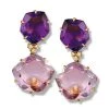 Scully & Scully Pink Amethyst Pentagonal Drop Earrings -Jewelry Shop unnamed file 147