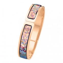 Freywille Claude Monet Orangerie Rose Ballerina Clasp Bangle