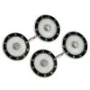 Scully & Scully 18k White Gold Mother Of Pearl Cufflinks With Diamonds -Jewelry Shop unnamed file 1487