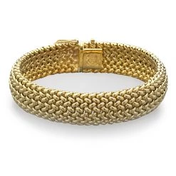 Scully & Scully 18k Gold Mesh Bracelet
