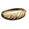 Scully & Scully 18k Yellow Gold Swirl Chain Banded Bangle