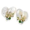 Scully & Scully 18k Gold Keshi Pearl & Blue Topaz Earrings -Jewelry Shop unnamed file 168