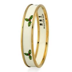 Halcyon Days Christmas Bangles