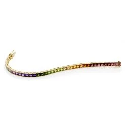 Scully & Scully 18K Yellow Gold Rainbow Bracelet