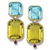Scully & Scully Blue Topaz And Citrine Drop Earrings -Jewelry Shop unnamed file 175