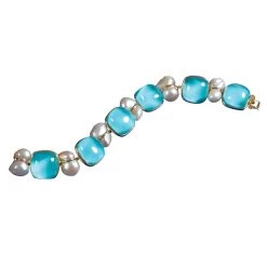 Scully & Scully Turquoise And Pearls Bracelet