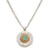 Buccellati Daisy Blossom Sterling Silver And Agate Pendant -Jewelry Shop unnamed file 1785