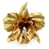 Scully & Scully 18k Gold Orchid With Diamond Pin -Jewelry Shop unnamed file 194
