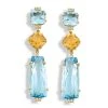 Scully & Scully 18k Gold Blue Topaz & Citrine Drop Earrings -Jewelry Shop unnamed file 220