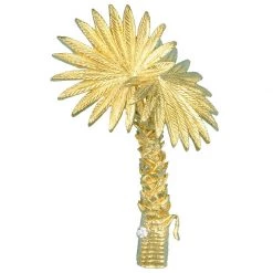 Scully & Scully 18k Gold Palm Tree Pin