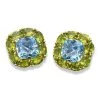 Scully & Scully 18k Gold Peridot & Blue Topaz Cushion Earrings -Jewelry Shop unnamed file 242